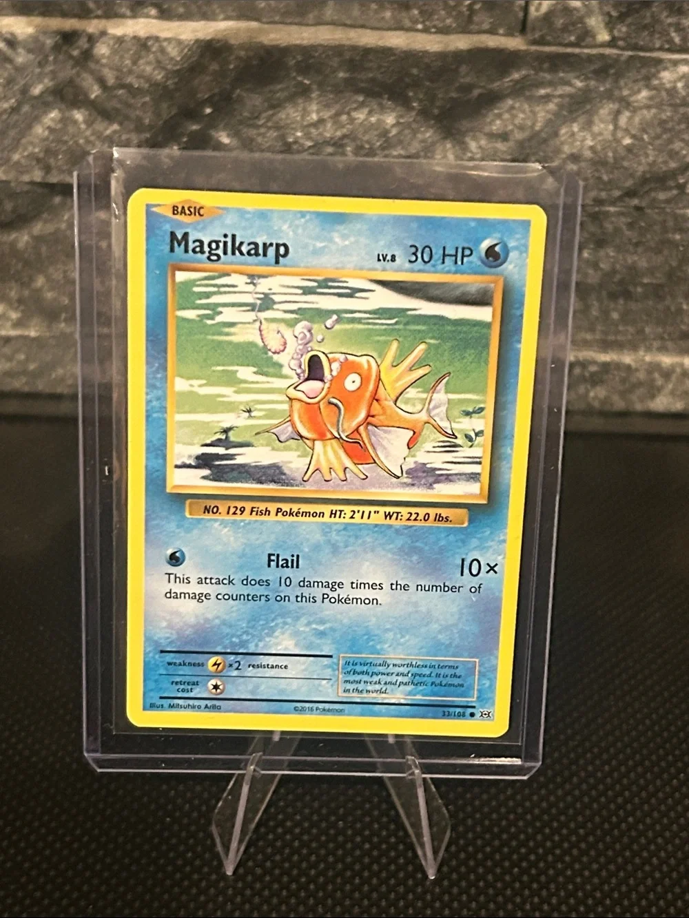 Pokémon Magikarp 33/108 Non-Holo from XY‎ Evolutions Set Vintage (2016) M/NM